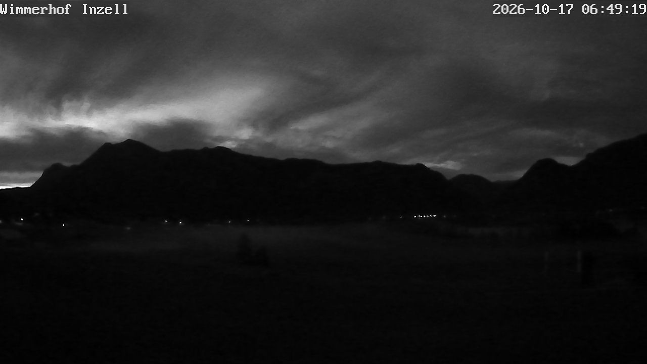 Archiv Foto Webcam Wimmerhof im Inzeller Tal