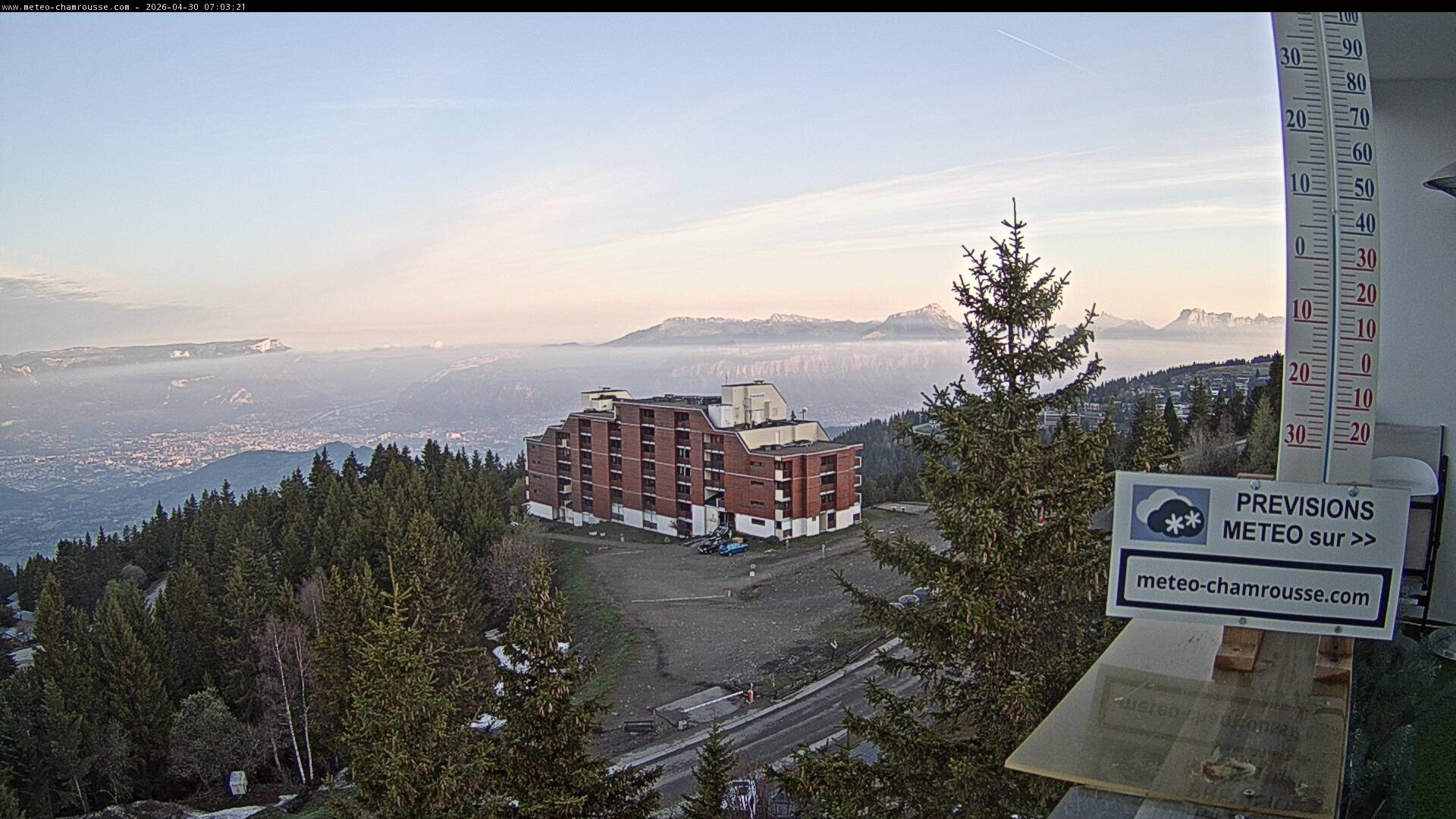 Archiv Foto Webcam Panorama Chamrousse