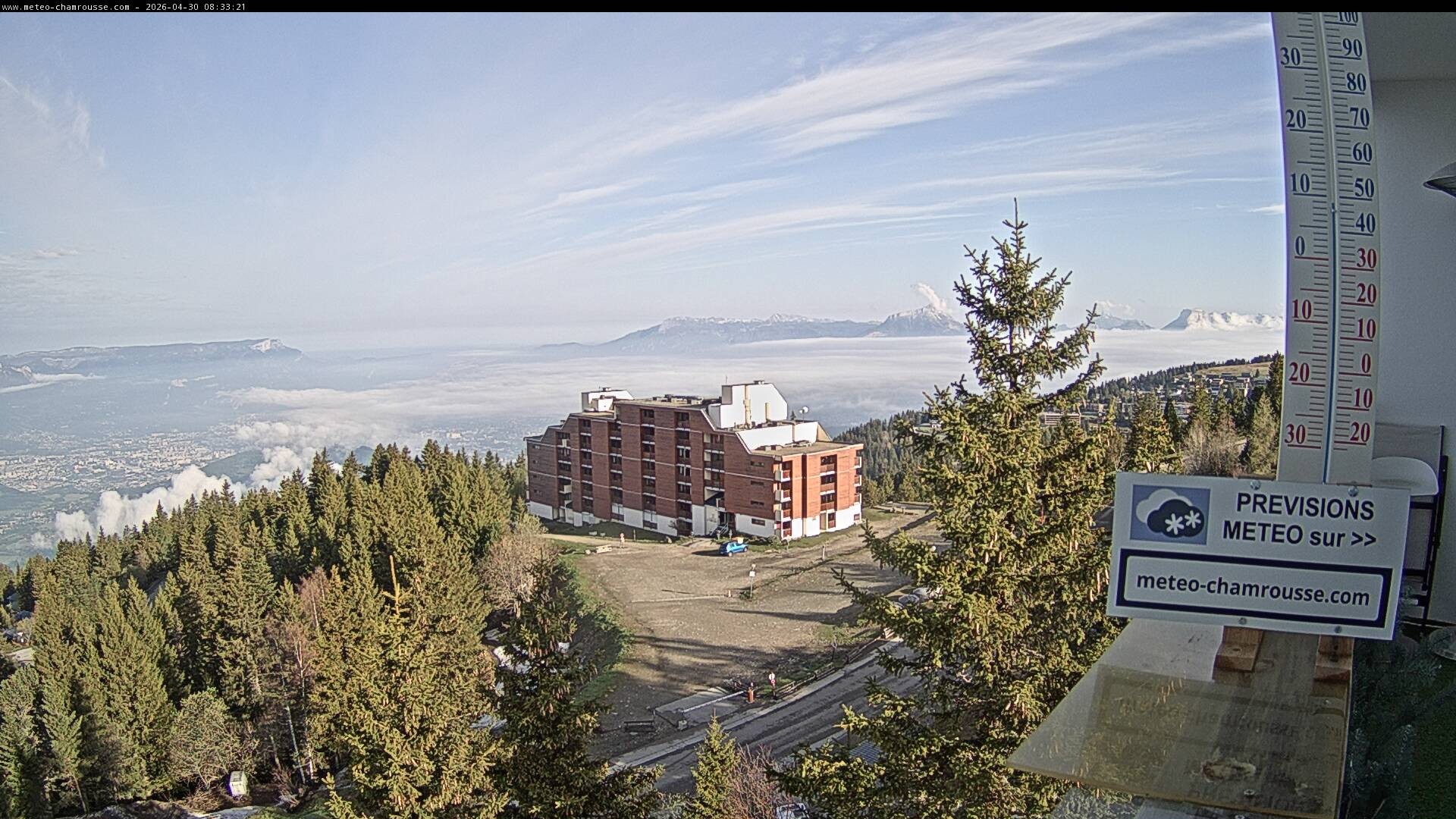 Archiv Foto Webcam Panorama Chamrousse