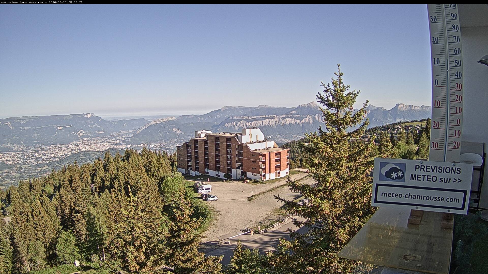 Archived image Webcam Panorama Chamrousse