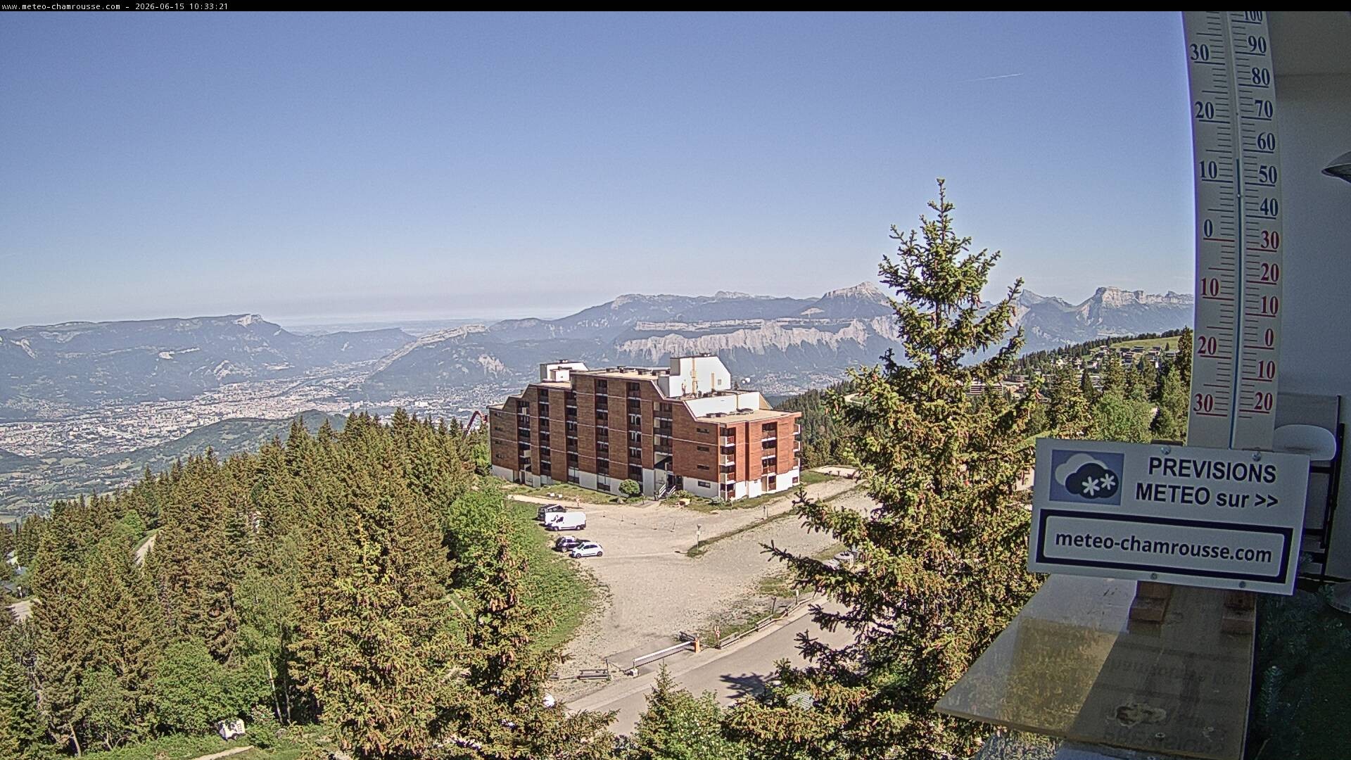 Archived image Webcam Panorama Chamrousse