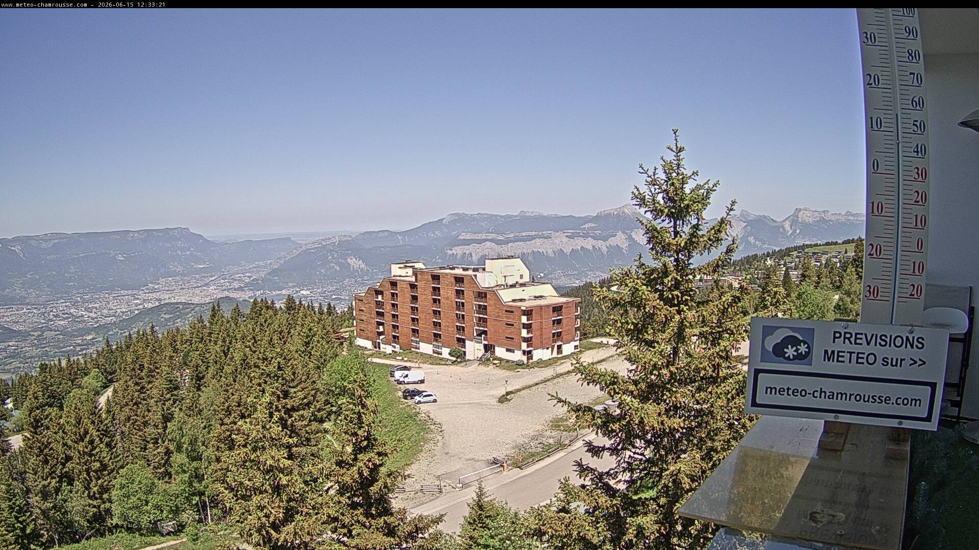 Archiv Foto Webcam Panorama Chamrousse