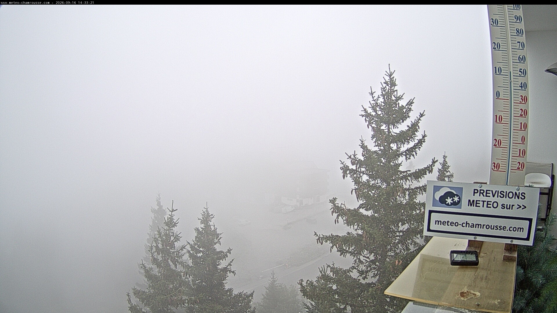 Archived image Webcam Panorama Chamrousse