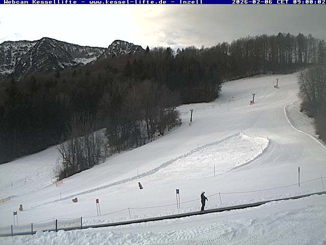 Archived image Webcam Inzell: Ski area Kessel-Lifte