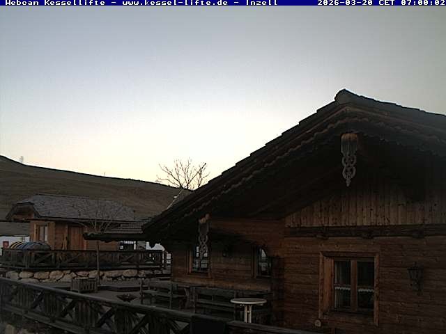 Archived image Webcam Inzell: Ski area Kessel-Lifte