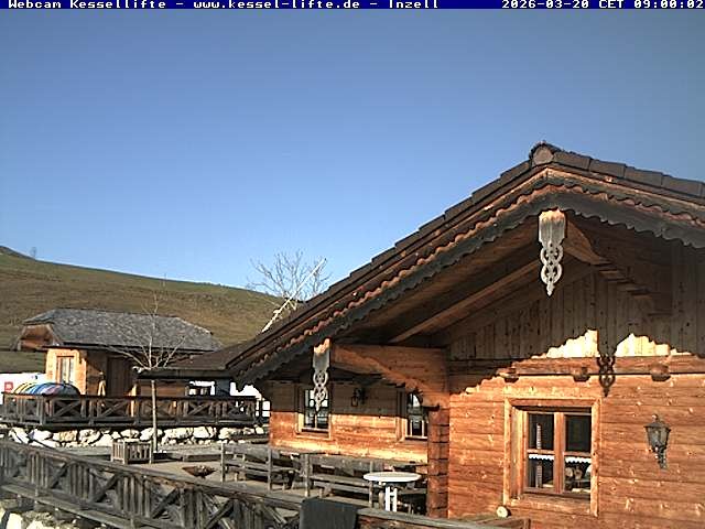 Archived image Webcam Inzell: Ski area Kessel-Lifte