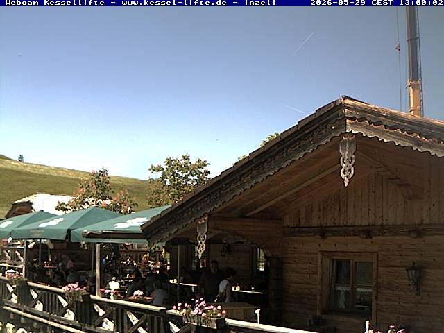 Archiv Foto Webcam Kessel-Alm in Inzell