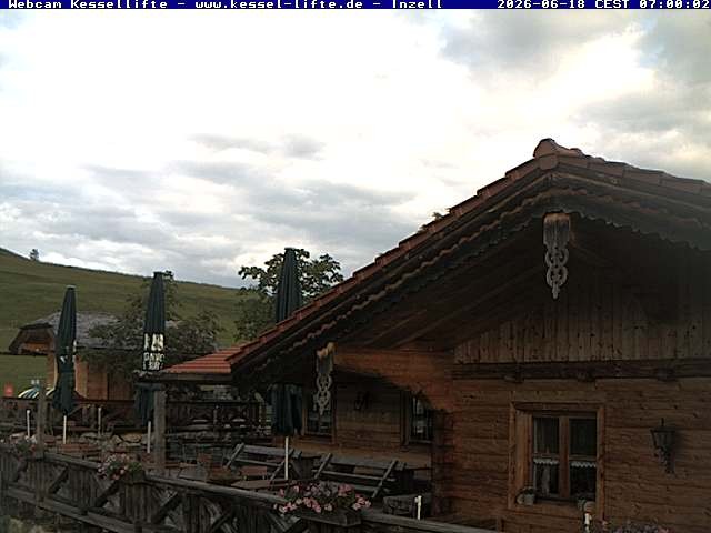 Archived image Webcam Inzell: Ski area Kessel-Lifte