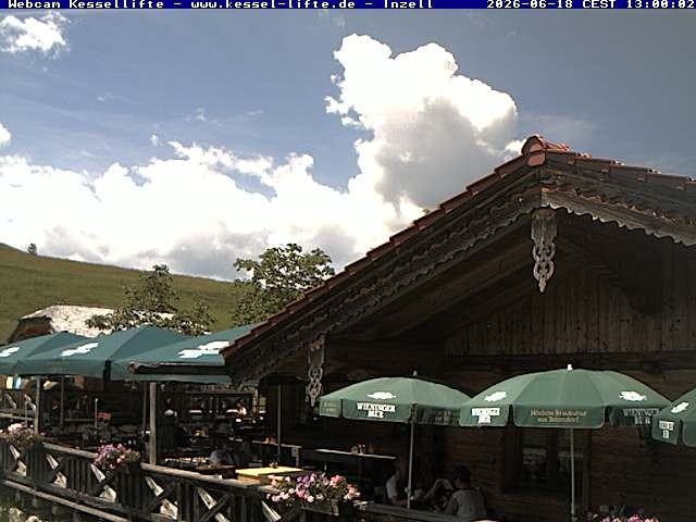 Archived image Webcam Inzell: Ski area Kessel-Lifte