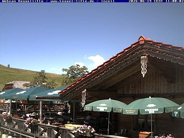 Archiv Foto Webcam Kessel-Alm in Inzell