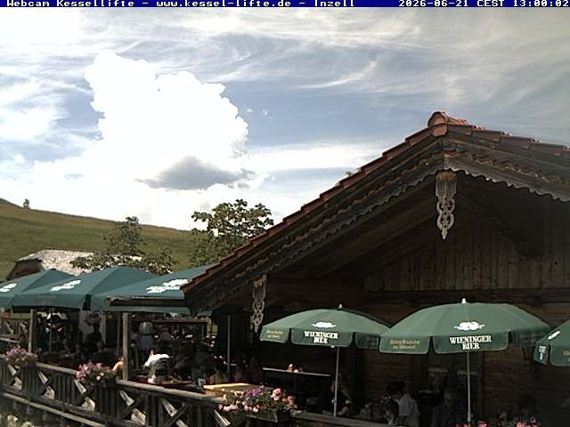 Archiv Foto Webcam Kessel-Alm in Inzell