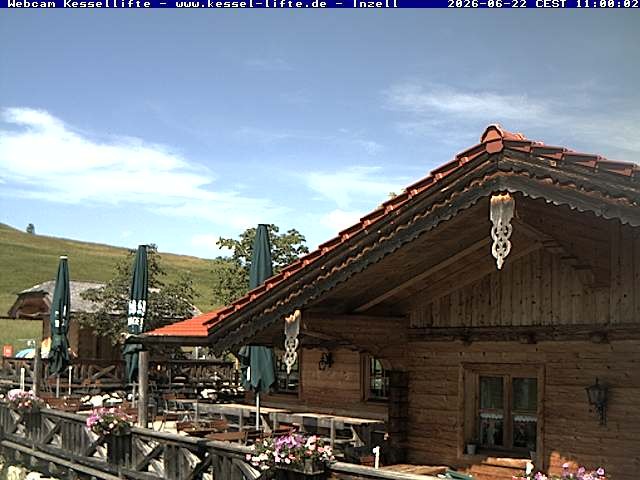 Archiv Foto Webcam Kessel-Alm in Inzell