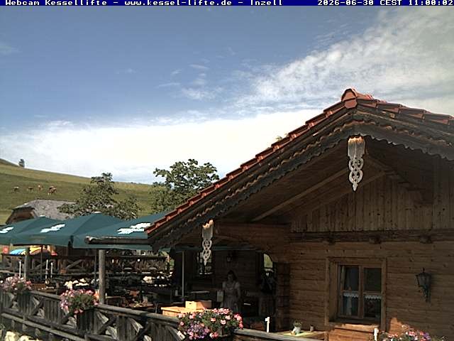 Archiv Foto Webcam Kessel-Alm in Inzell