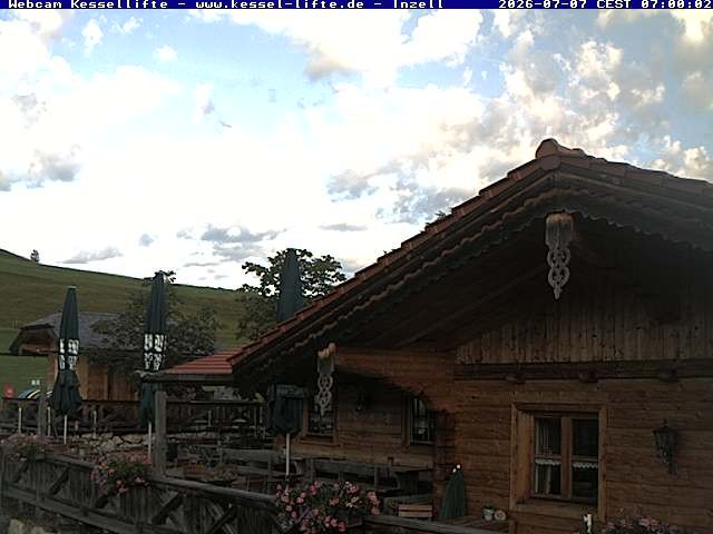 Archived image Webcam Inzell: Ski area Kessel-Lifte