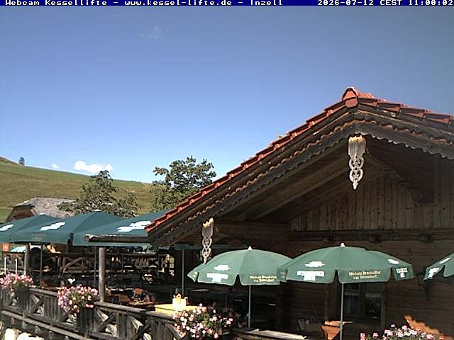 Archiv Foto Webcam Kessel-Alm in Inzell