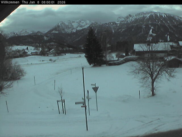 Archiv Foto Webcam Pfronten Blickrichtung Breitenberg