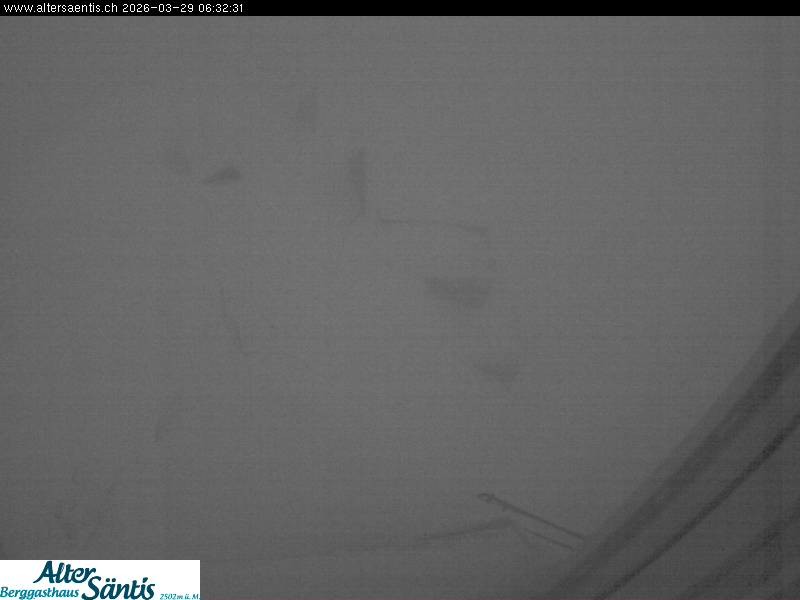 Archiv Foto Webcam Säntis (Ostschweiz): Blick Berggasthaus