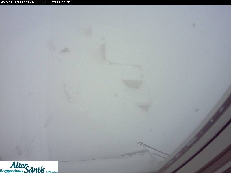Archiv Foto Webcam Säntis (Ostschweiz): Blick Berggasthaus