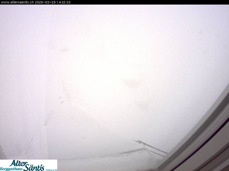 Archiv Foto Webcam Säntis (Ostschweiz): Blick Berggasthaus