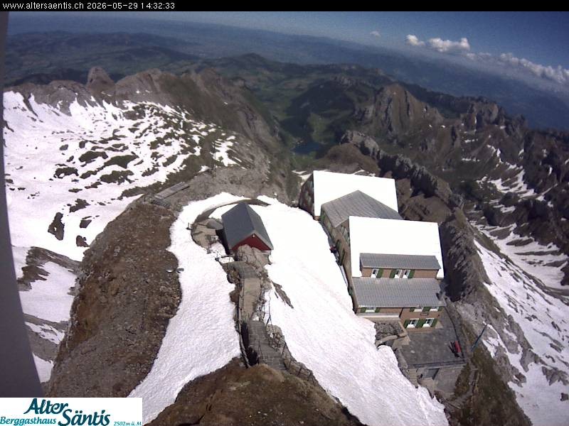 Archived image Webcam Säntis: Mountain Hut