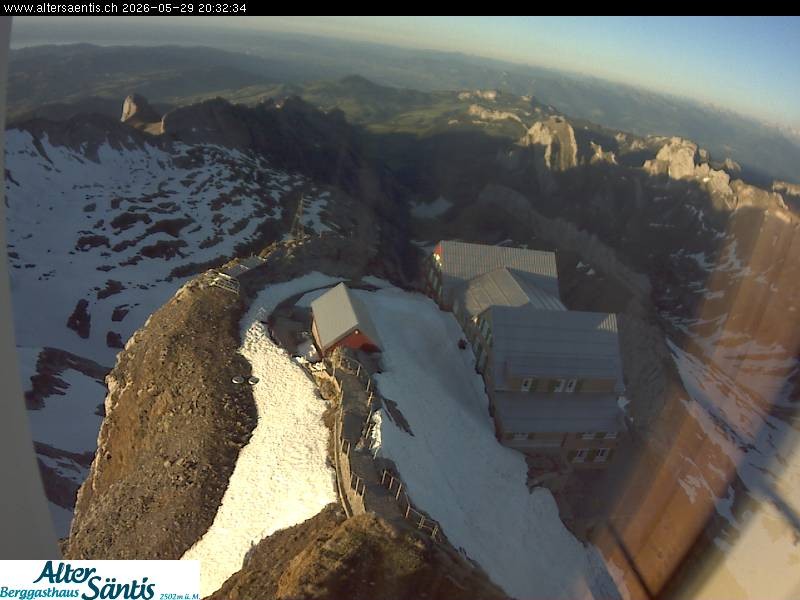 Archived image Webcam Säntis: Mountain Hut