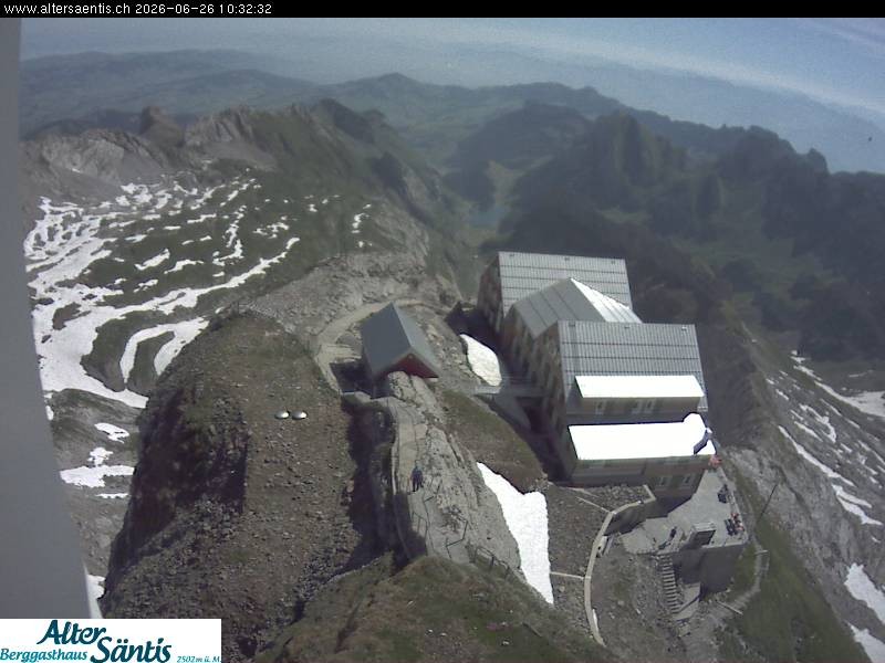 Archived image Webcam Säntis: Mountain Hut