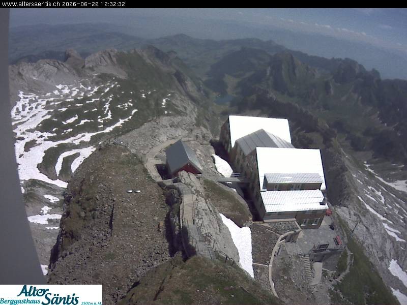 Archived image Webcam Säntis: Mountain Hut