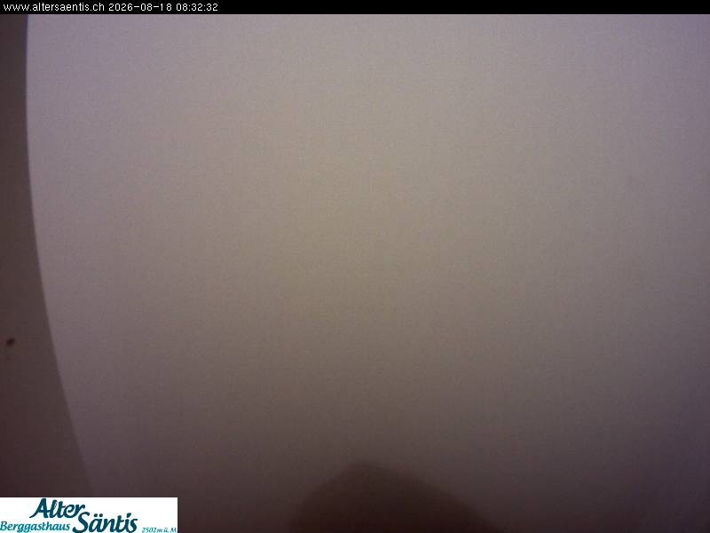 Archiv Foto Webcam Säntis (Ostschweiz): Blick Berggasthaus