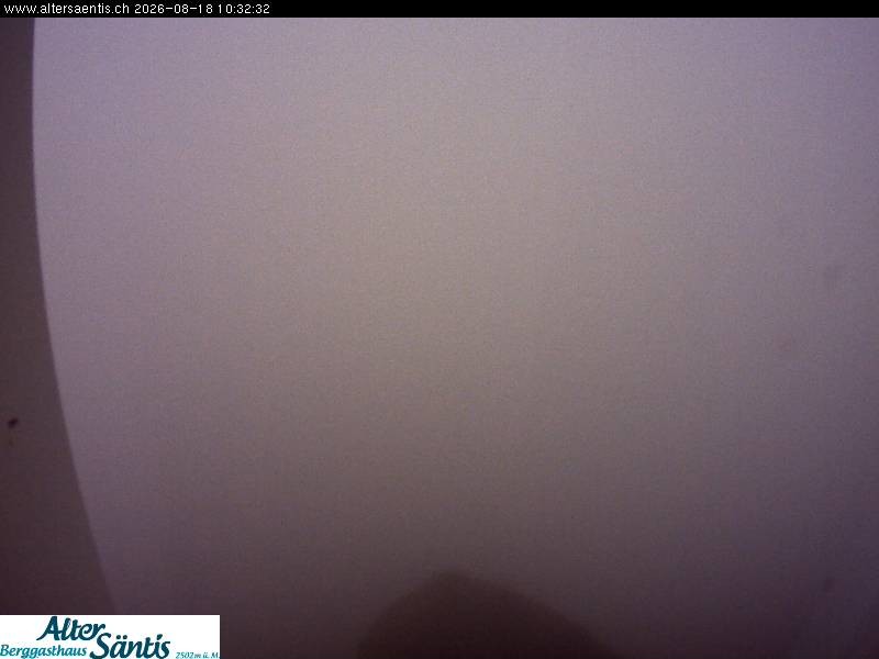 Archiv Foto Webcam Säntis (Ostschweiz): Blick Berggasthaus