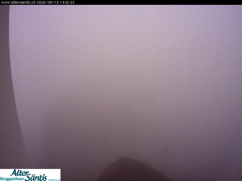 Archiv Foto Webcam Säntis (Ostschweiz): Blick Berggasthaus