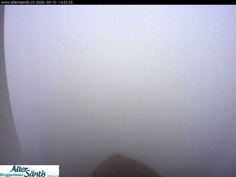 Archiv Foto Webcam Säntis (Ostschweiz): Blick Berggasthaus
