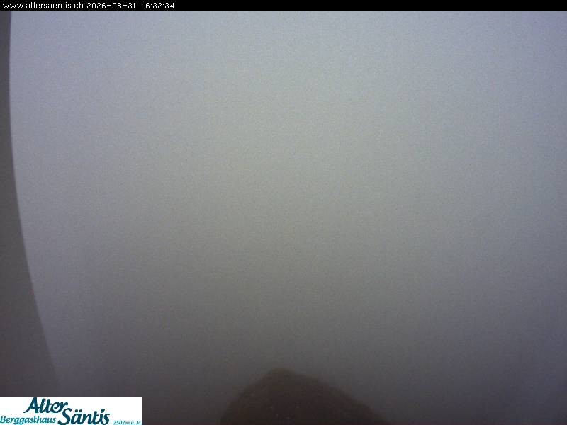 Archiv Foto Webcam Säntis (Ostschweiz): Blick Berggasthaus