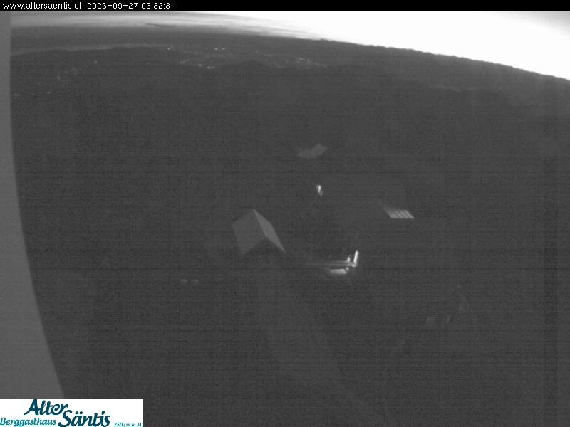 Archiv Foto Webcam Säntis (Ostschweiz): Blick Berggasthaus