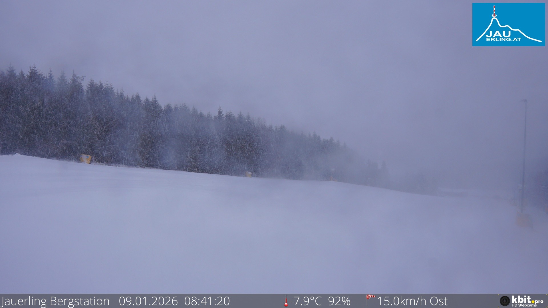 Archiv Foto Webcam Panorama - Bergstation Jauerling