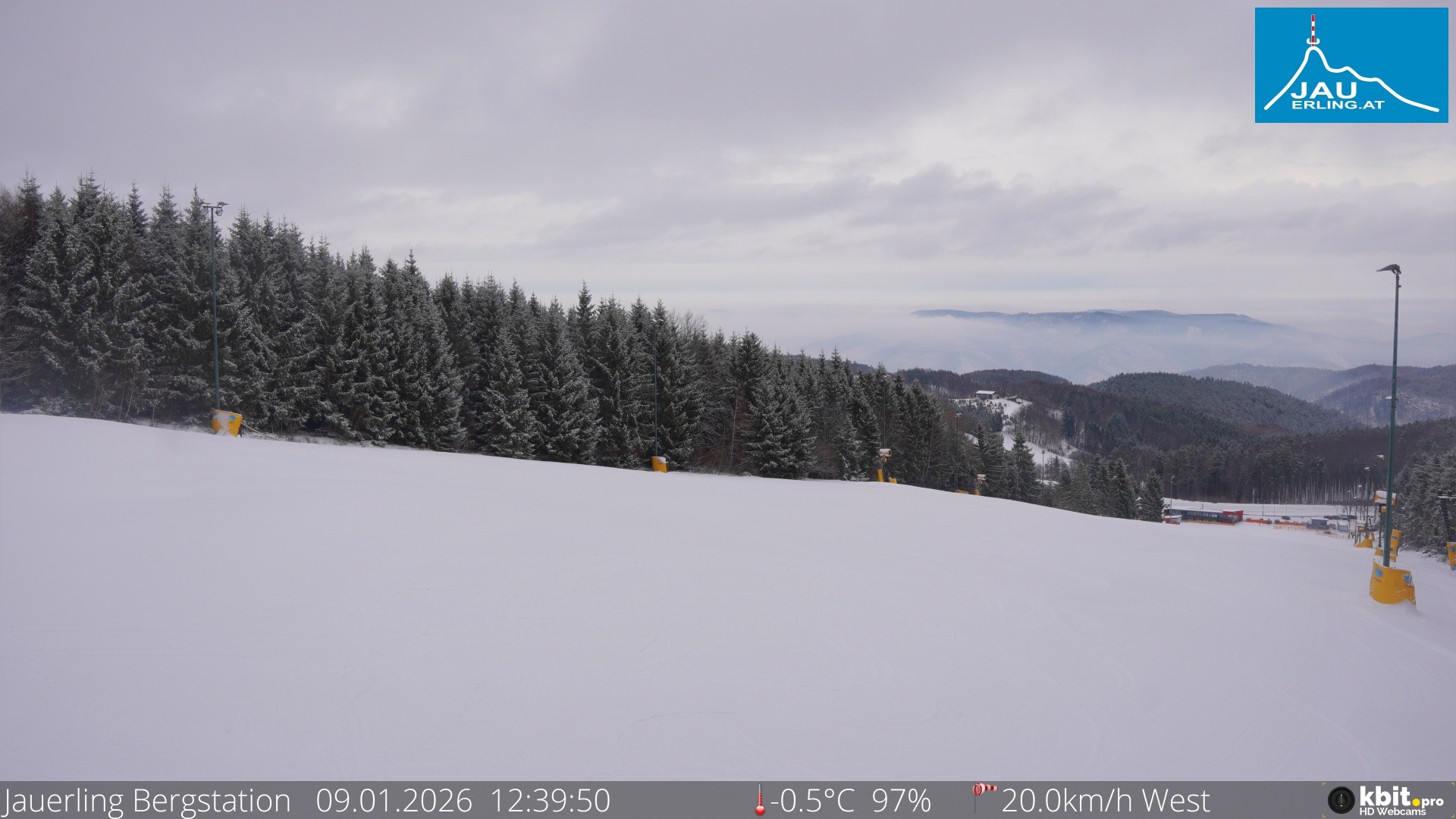 Archiv Foto Webcam Panorama - Bergstation Jauerling