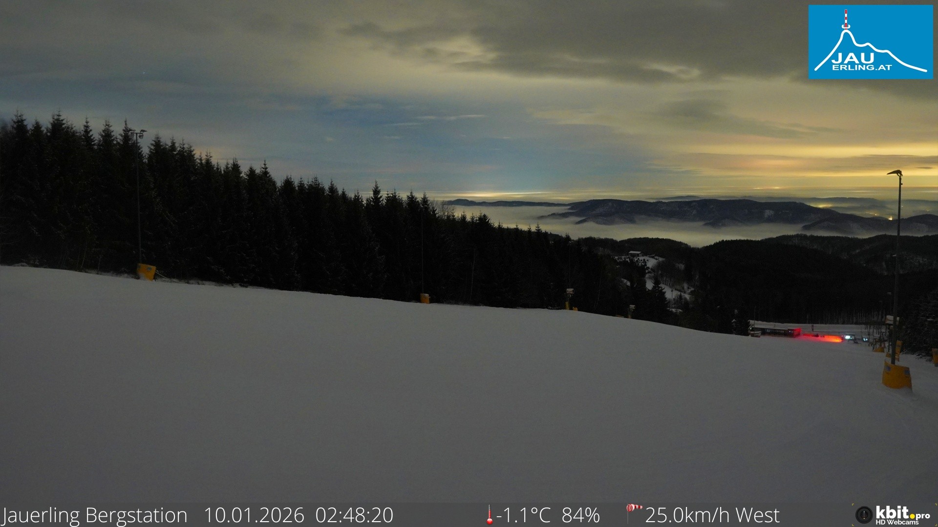 Archiv Foto Webcam Panorama - Bergstation Jauerling