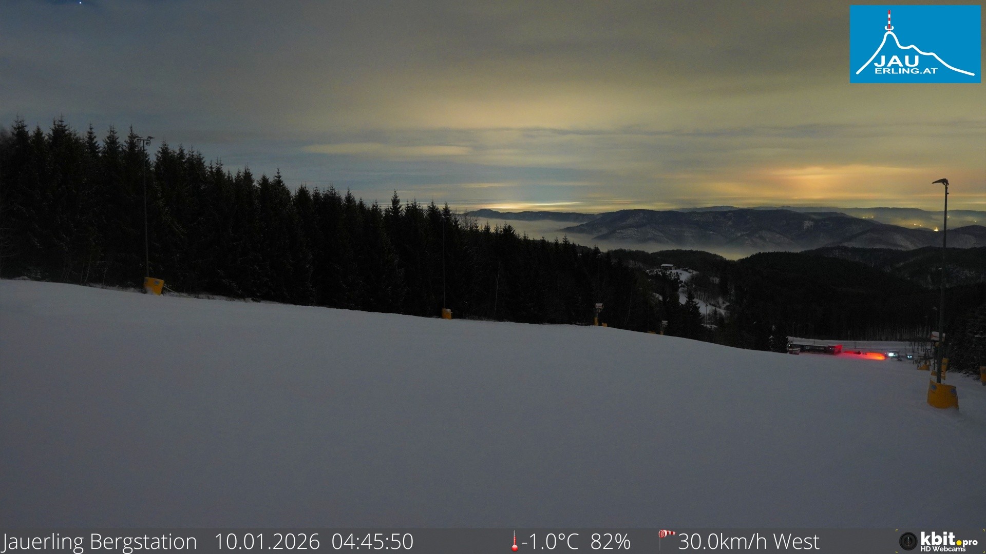 Archiv Foto Webcam Panorama - Bergstation Jauerling