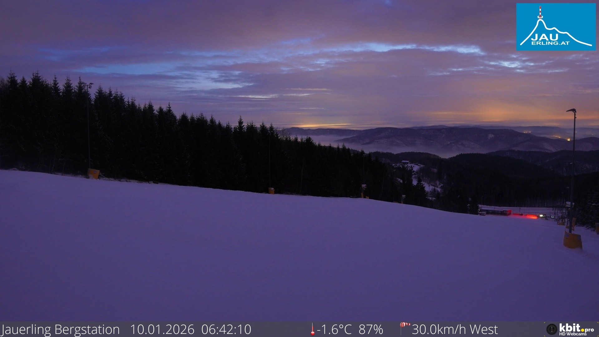 Archiv Foto Webcam Panorama - Bergstation Jauerling