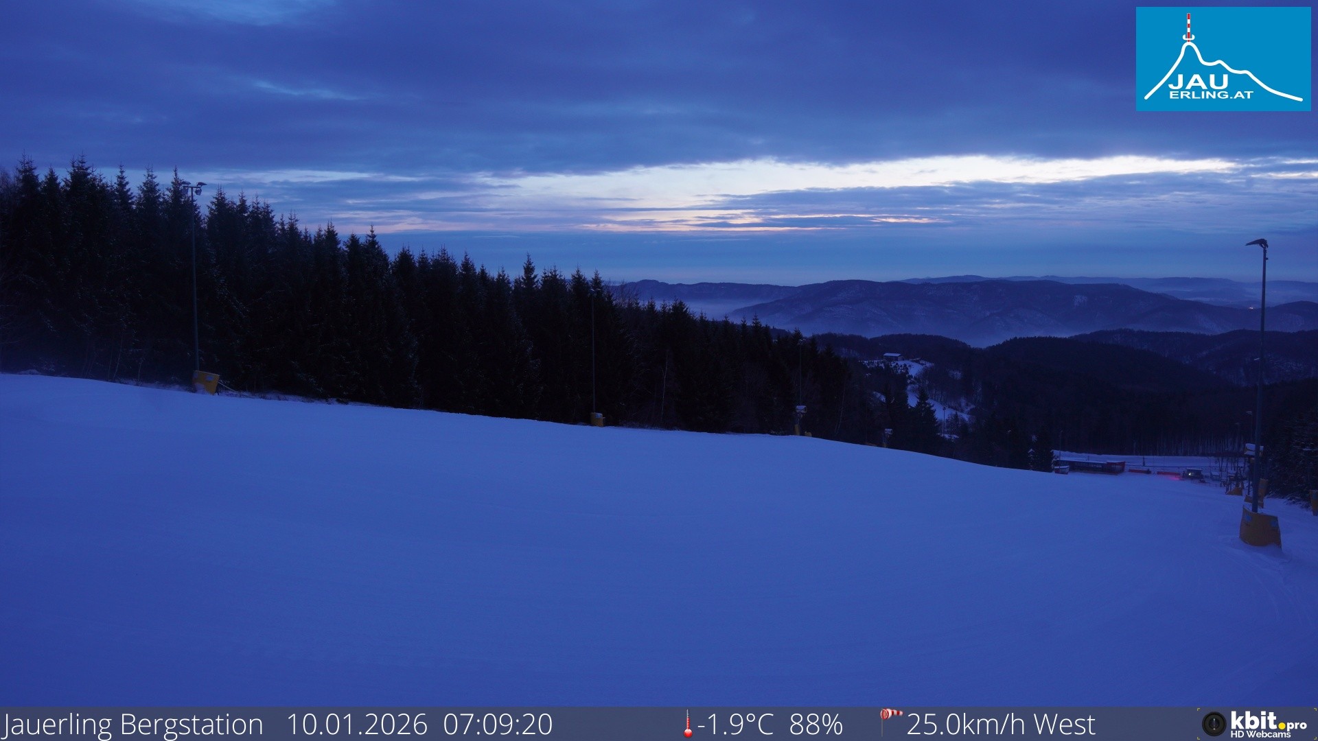 Archiv Foto Webcam Panorama - Bergstation Jauerling