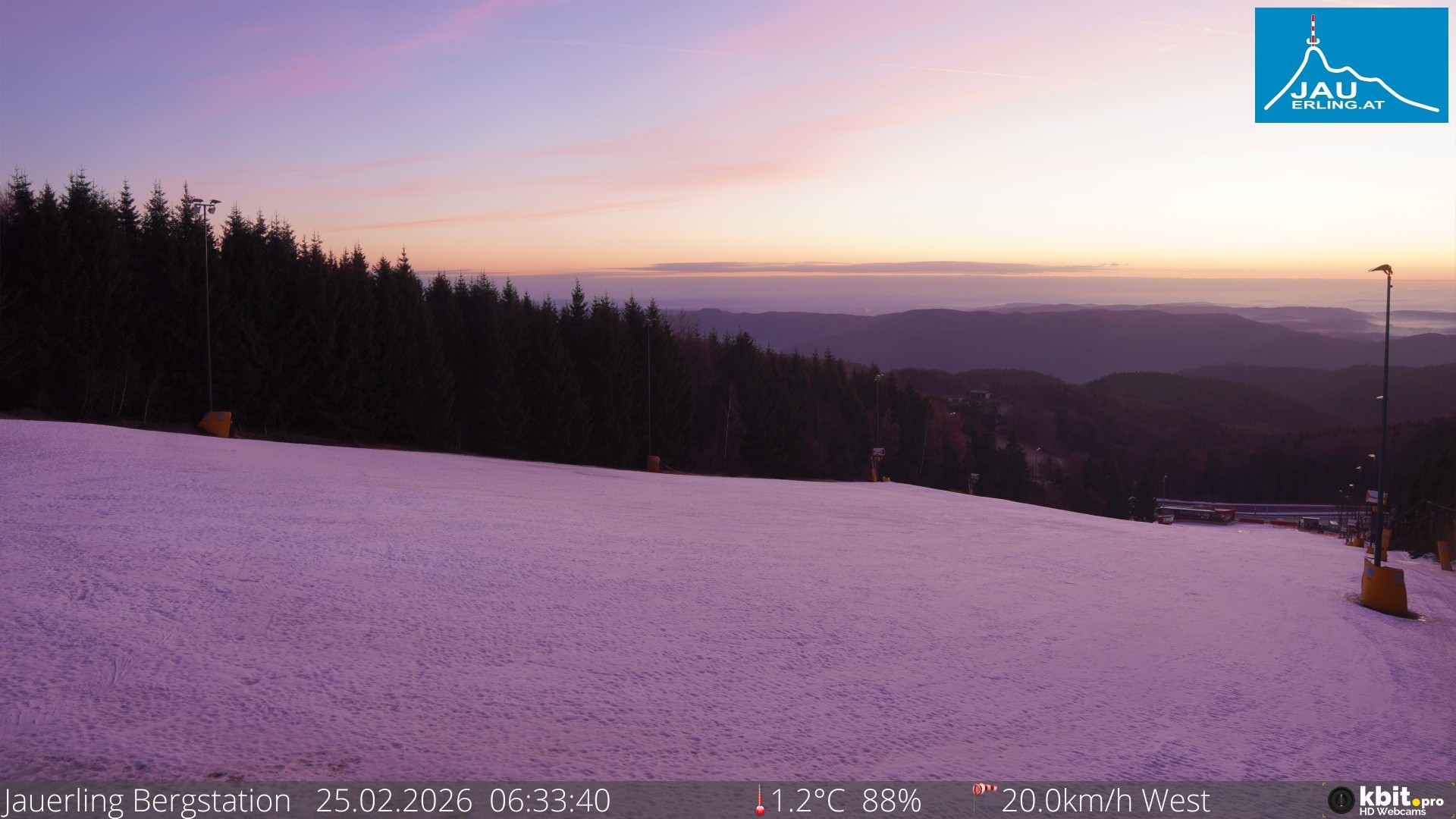 Archiv Foto Webcam Panorama - Bergstation Jauerling