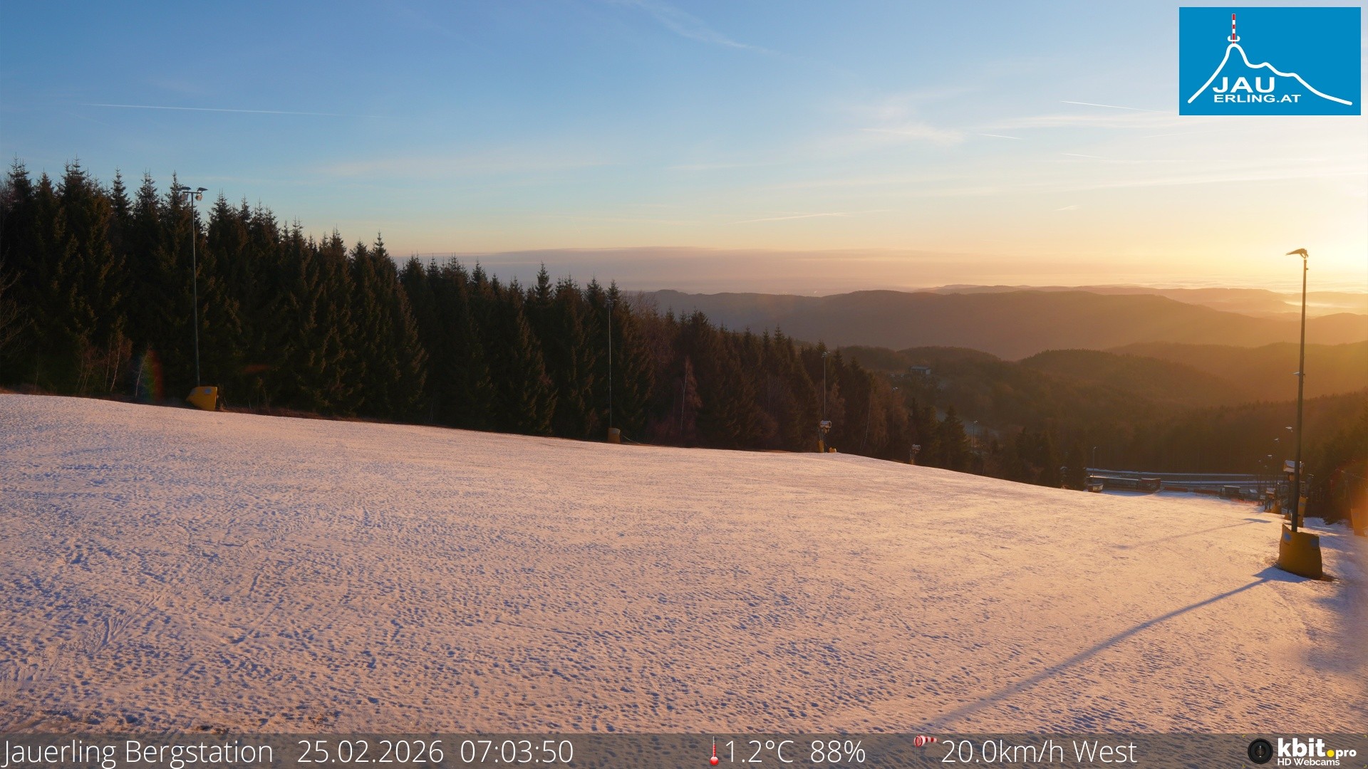 Archiv Foto Webcam Panorama - Bergstation Jauerling