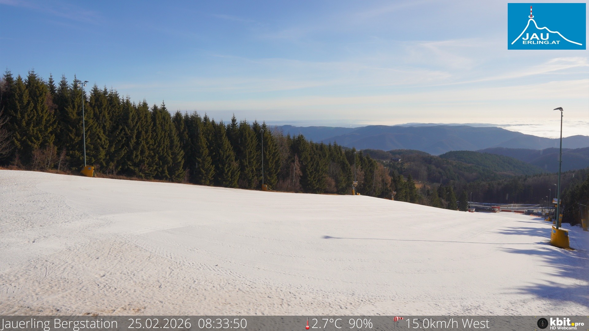 Archiv Foto Webcam Panorama - Bergstation Jauerling