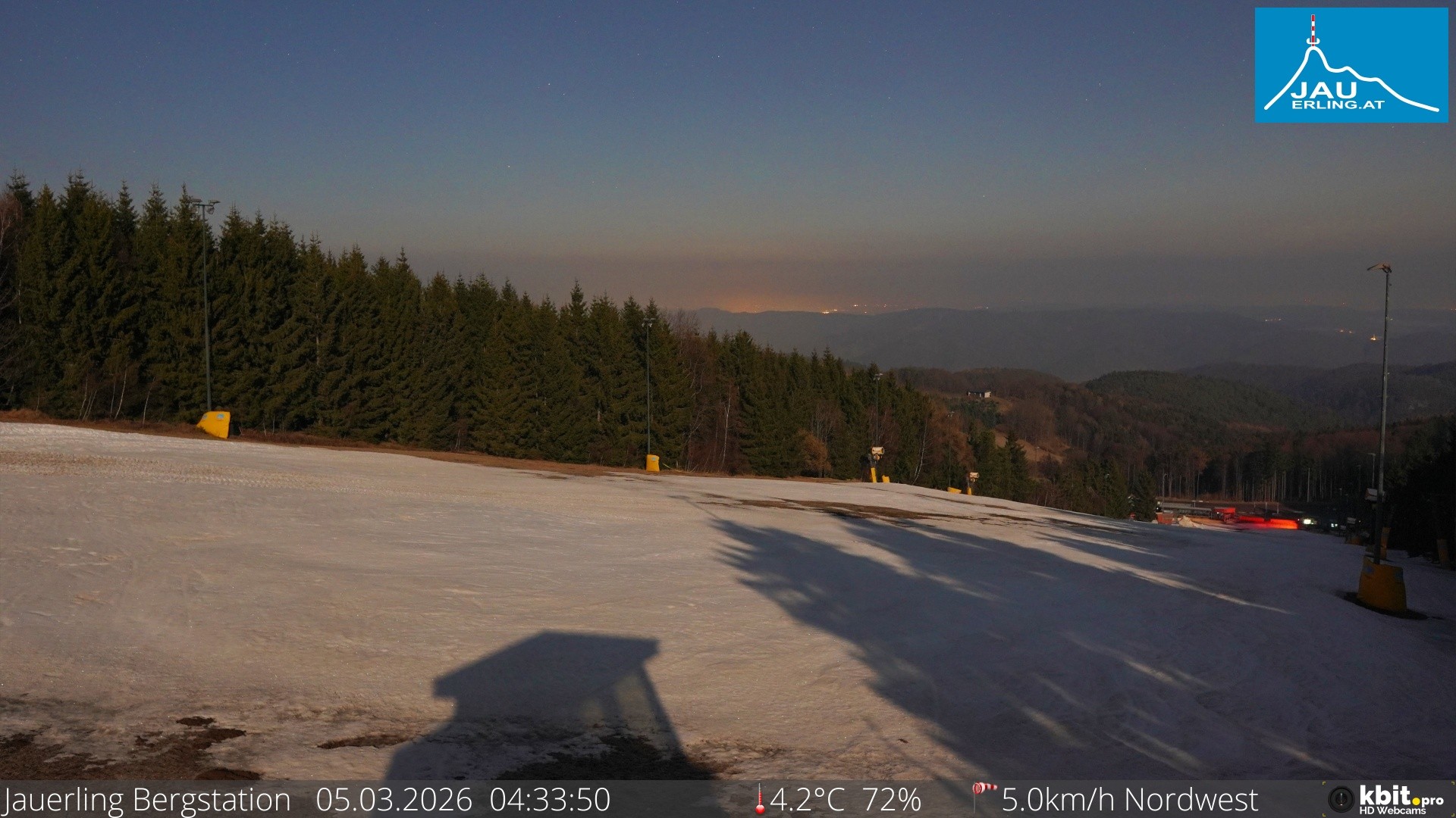 Archiv Foto Webcam Panorama - Bergstation Jauerling