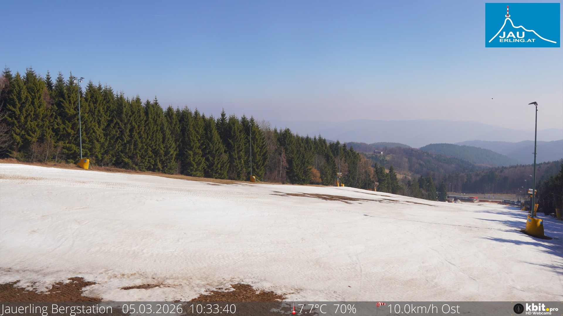 Archiv Foto Webcam Panorama - Bergstation Jauerling