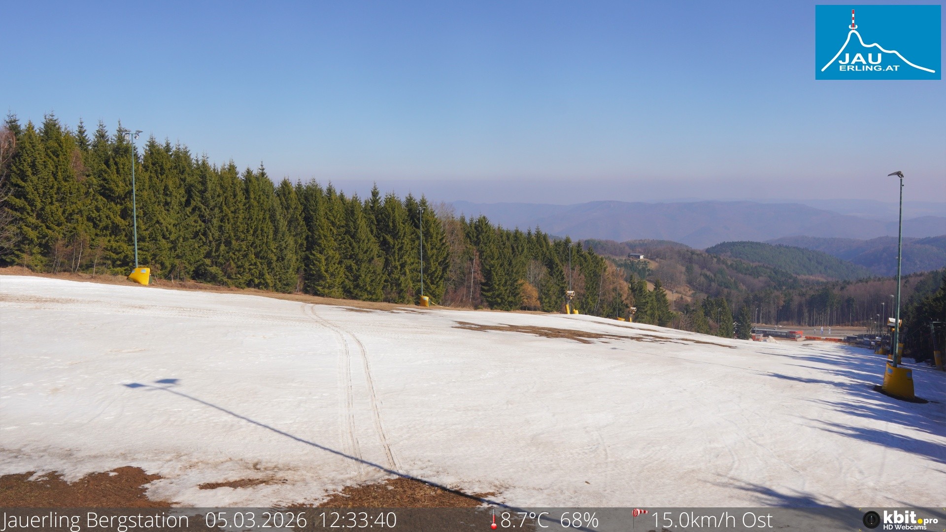 Archiv Foto Webcam Panorama - Bergstation Jauerling
