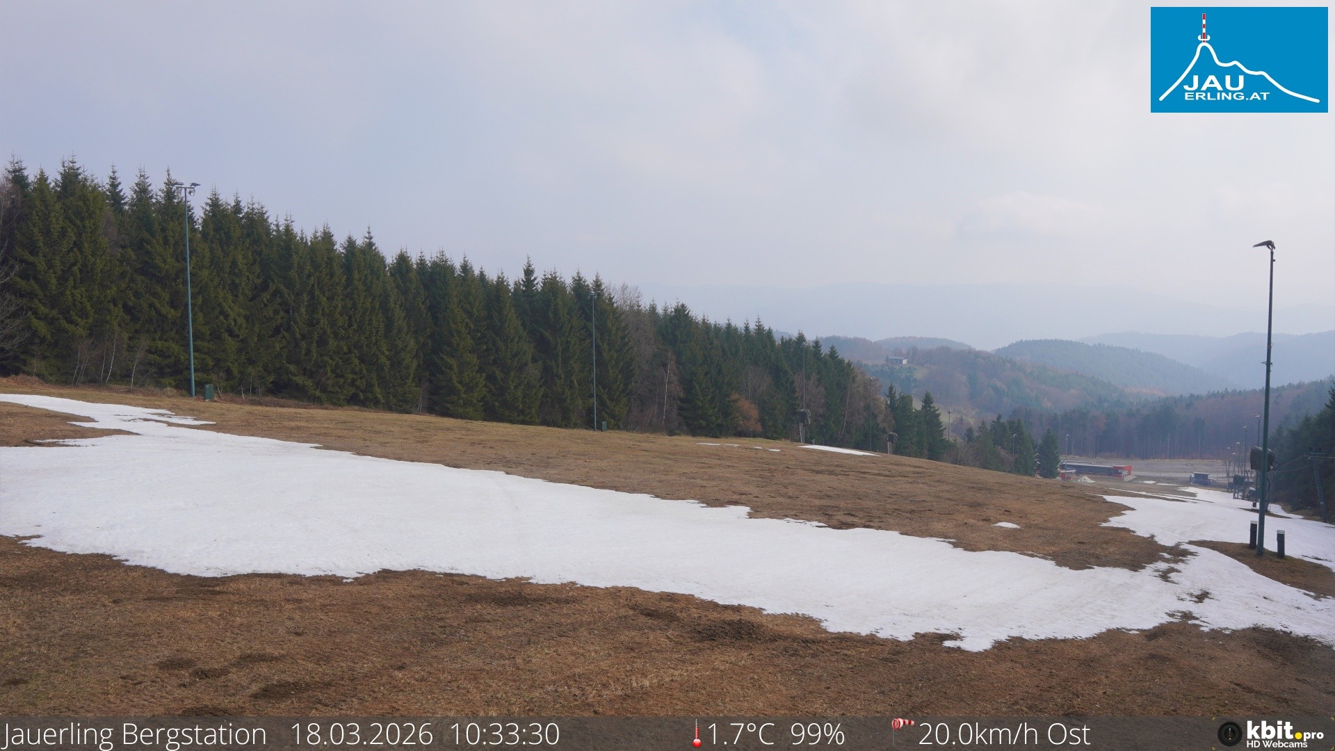 Archiv Foto Webcam Panorama - Bergstation Jauerling