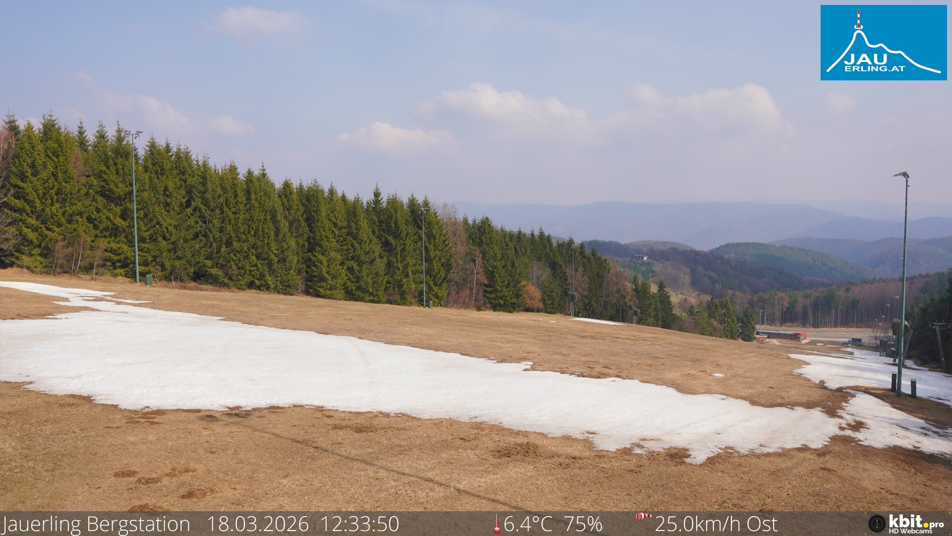 Archiv Foto Webcam Panorama - Bergstation Jauerling