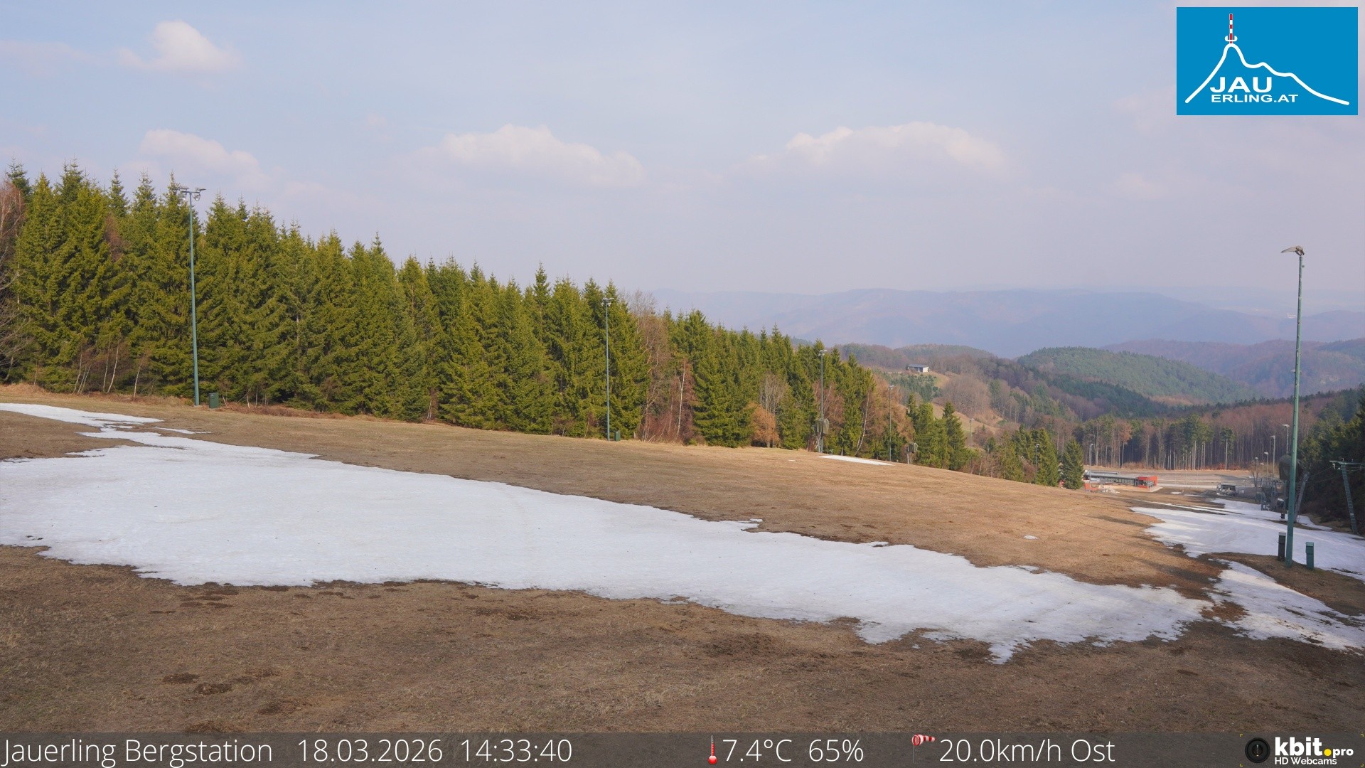 Archiv Foto Webcam Panorama - Bergstation Jauerling