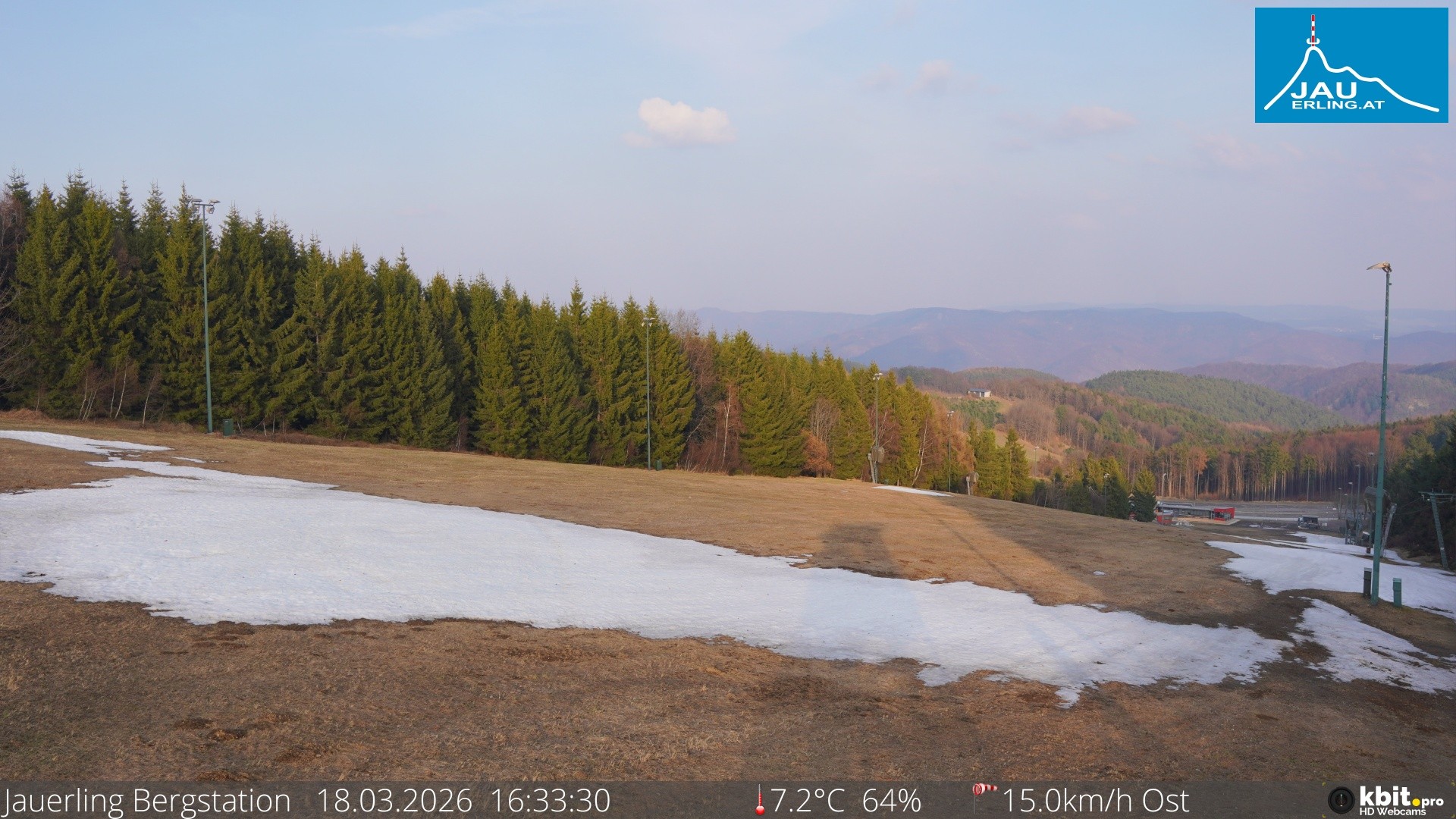 Archiv Foto Webcam Panorama - Bergstation Jauerling