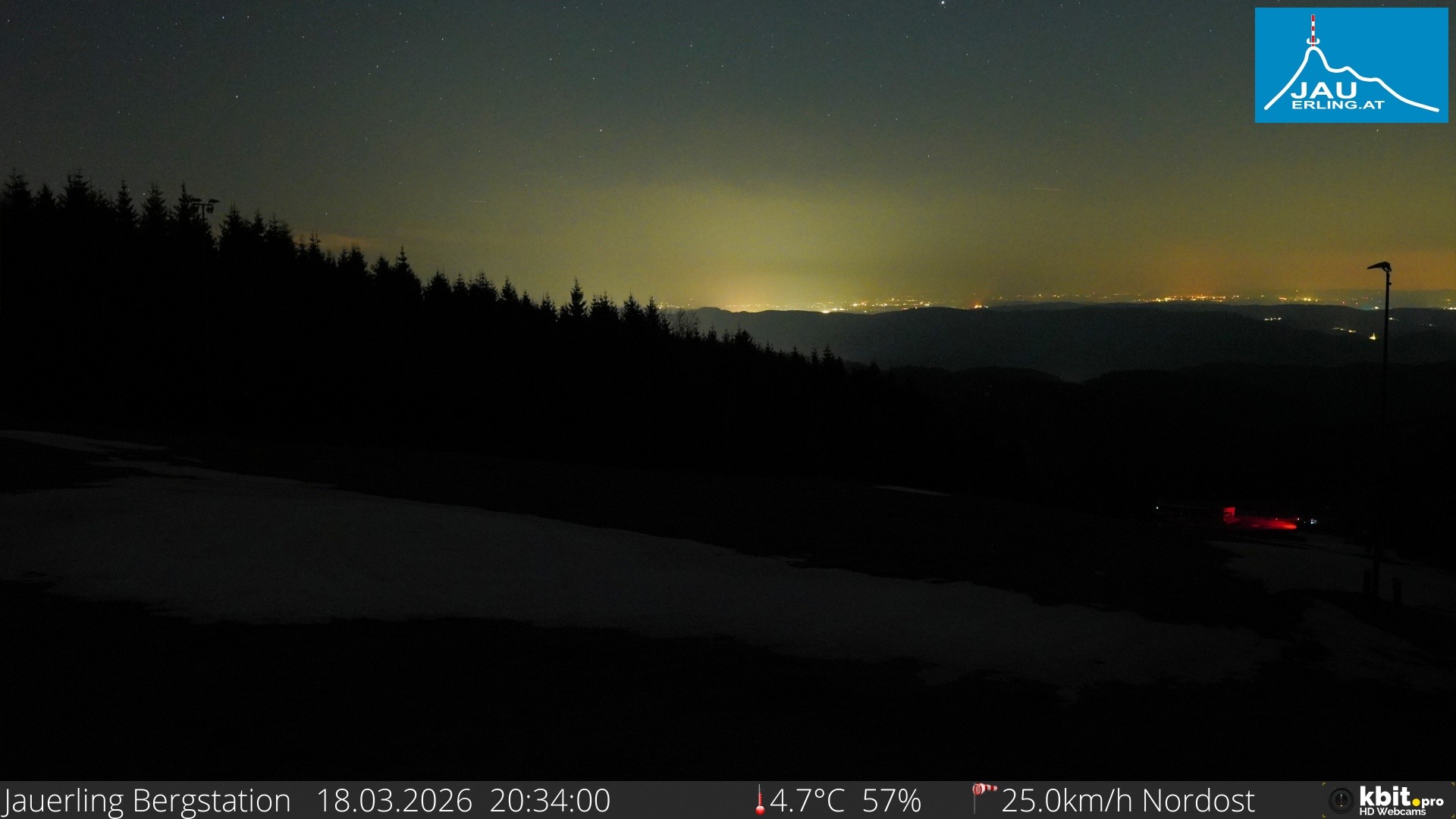 Archiv Foto Webcam Panorama - Bergstation Jauerling